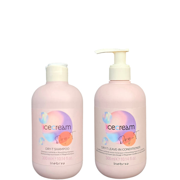 Inebrya/Ice Cream Dry-T "Shampoo&Leave-in Conditioner" 600ml