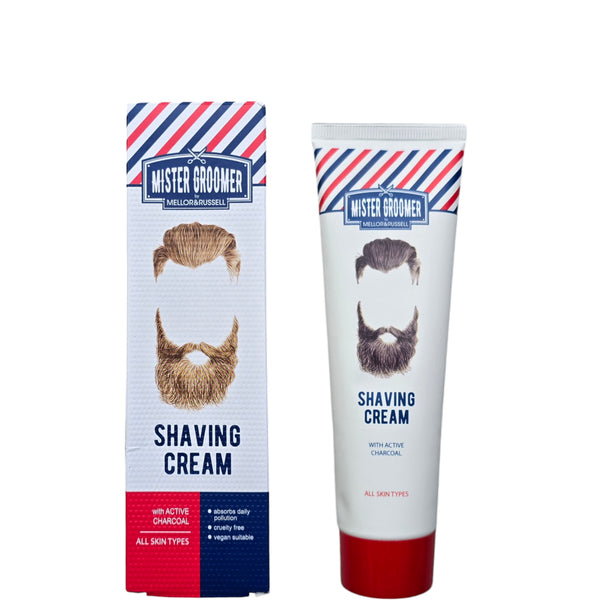 Mister Groomer by Mellor&Russell/Shaving Cream "With Charcoal" 100ml