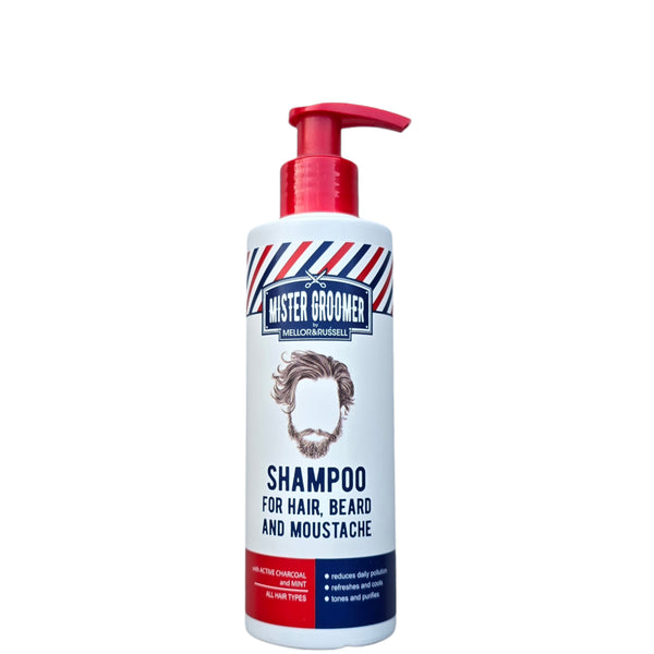 Mister Groomer by Mellor&Russell/Shampoo "Hair,Beard &Moustache"200ml