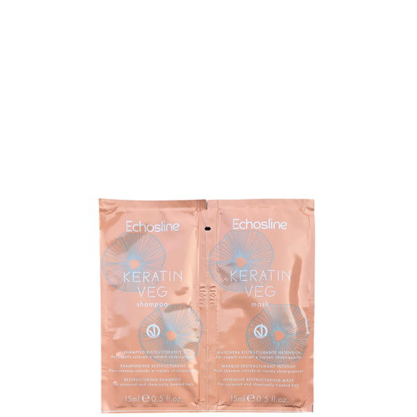 Echosline/Keratin Veg Shampoo&Maske "Reisegröße" 2x15ml