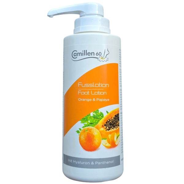 Camillen 60/Fusslotion "Orange&Papaya" mit Hyaluronsäure 500ml