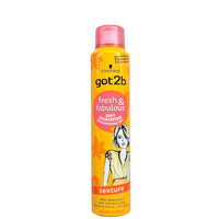 Schwarzkopf Got2b/Fresh&Fabulous Dry Shampoo "Texture" 200ml