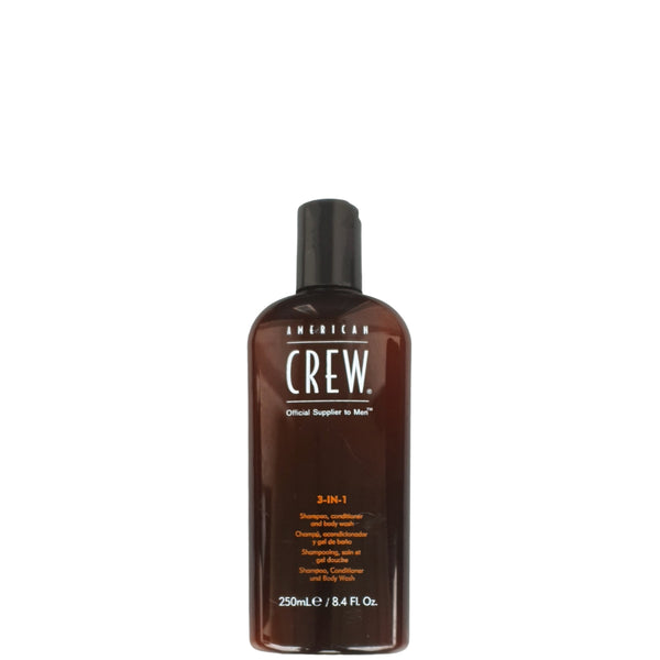 American Crew/Classic 3in1 Shampoo,Conditioner and Bodywash 250ml