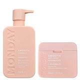 Monday Haircare/Smooth AntiFrizz Shampoo&Maske "mit Sheabutter+Jojobaöl" 600ml