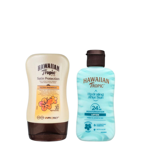 Hawaiian Tropic/SPF30 Satin Protection & Aftersun "Reisegröße"160ml