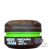 NishMan/Hair Styling Wax 08 "Matte" 150ml