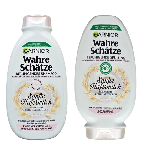 Garnier/Wahre Schätze "Sanfte Hafermilch" Shampoo&Spülung 450ml