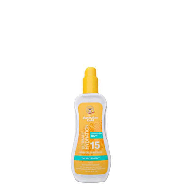 Australian Gold/Ultimate Hydration SPF 15 Spray Gel Sunscreen 237ml